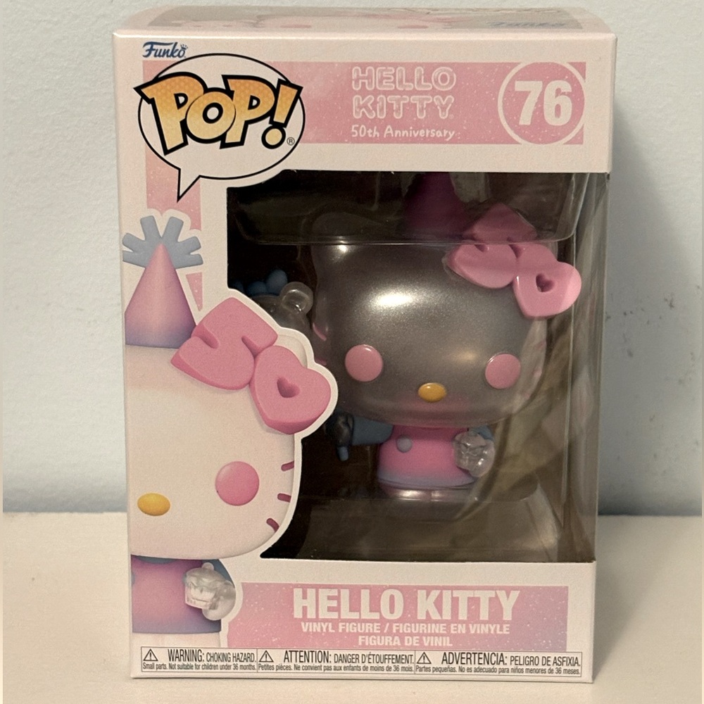 Funko POP! Hello Kitty 50th Anniversary Edition - Pearlescent - Holding Balloon